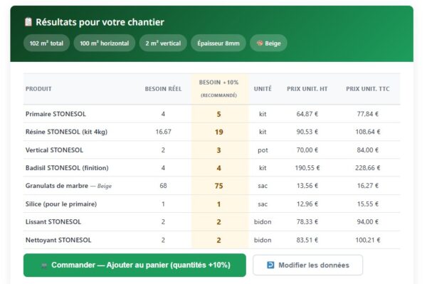 Calculateur interactif 2